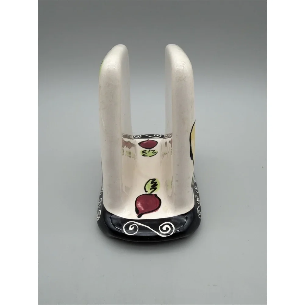 With Love Joanne Delomba Ceramic Napkin Holder Farmhouse Kitchen Decor